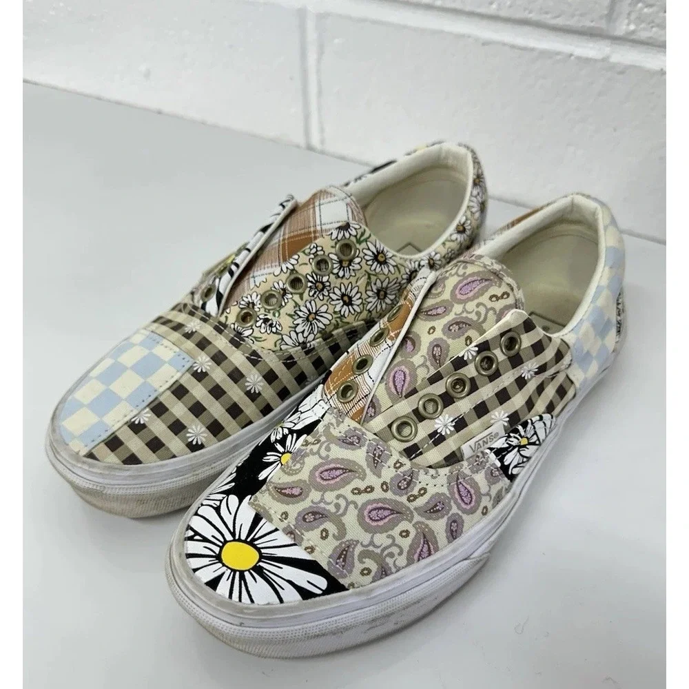 Vans Era Meadow Patchwork Shoes Lace Up‎ VN0A5EFN420 Women's Size 8.5